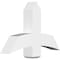 Ekena Millwork Bellingham Architectural Grade PVC Gable Bracket, 36"W x 24"H x 6"D x 6"F, 16/12 Pitch GBP036X24X0606BEL00 - alternate 1